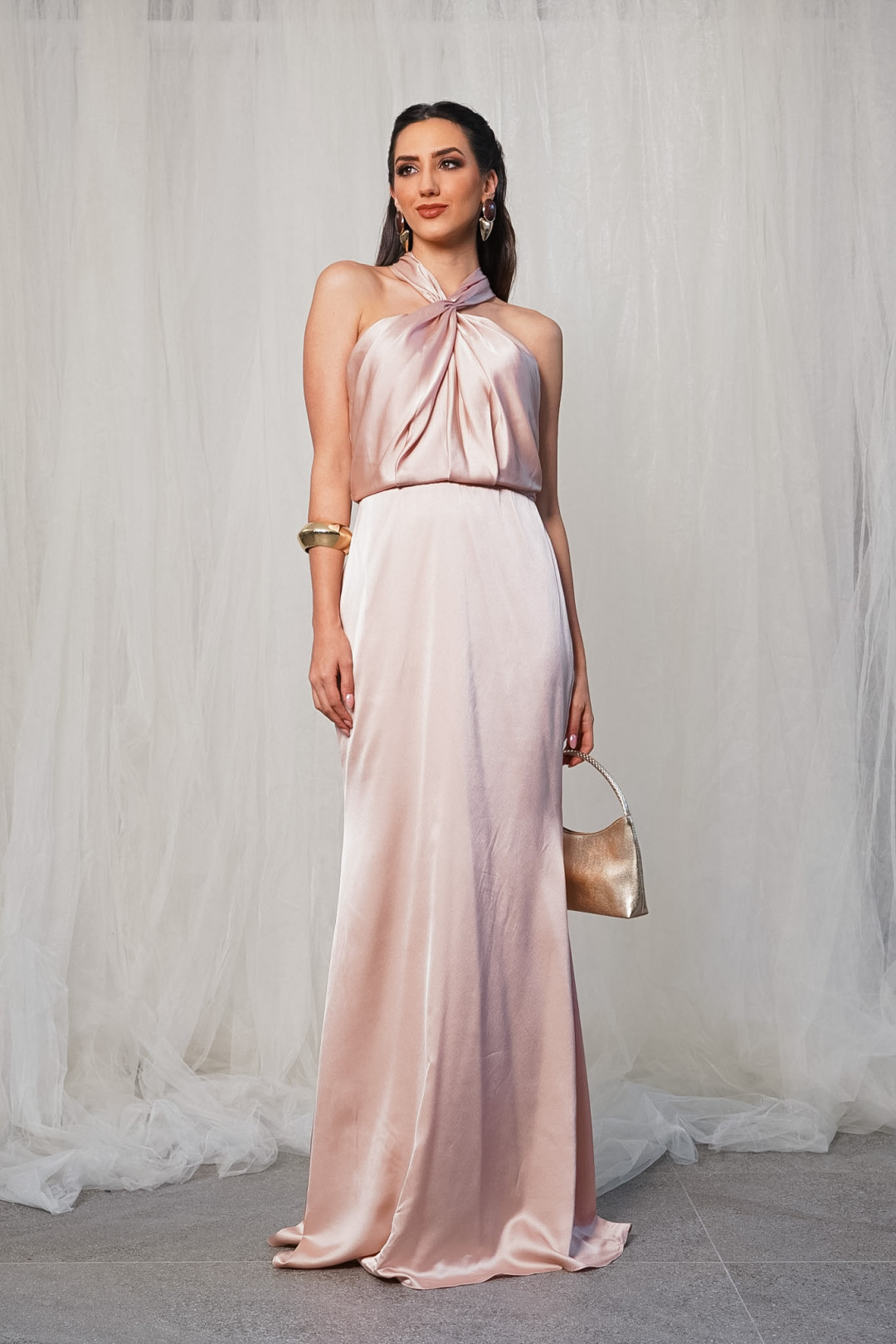 VESTIDO FLORENCIA ROSADO