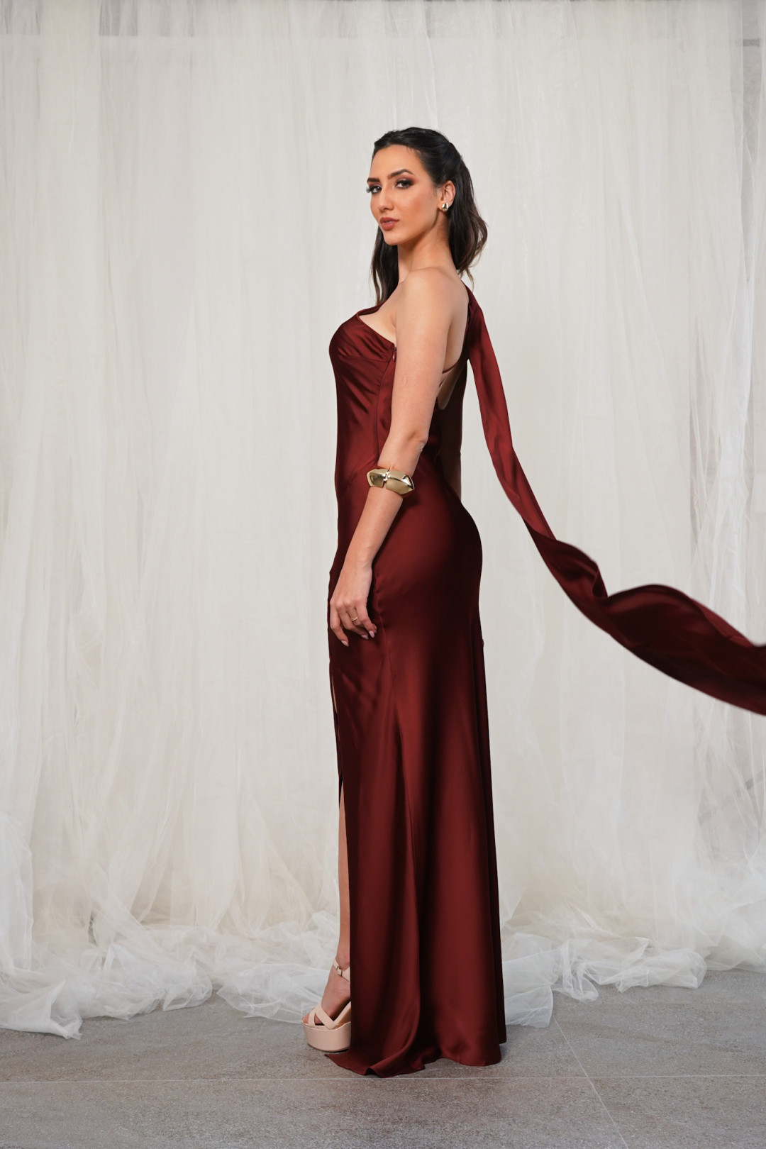 VESTIDO MARIA FERNANDA TERRACOTA