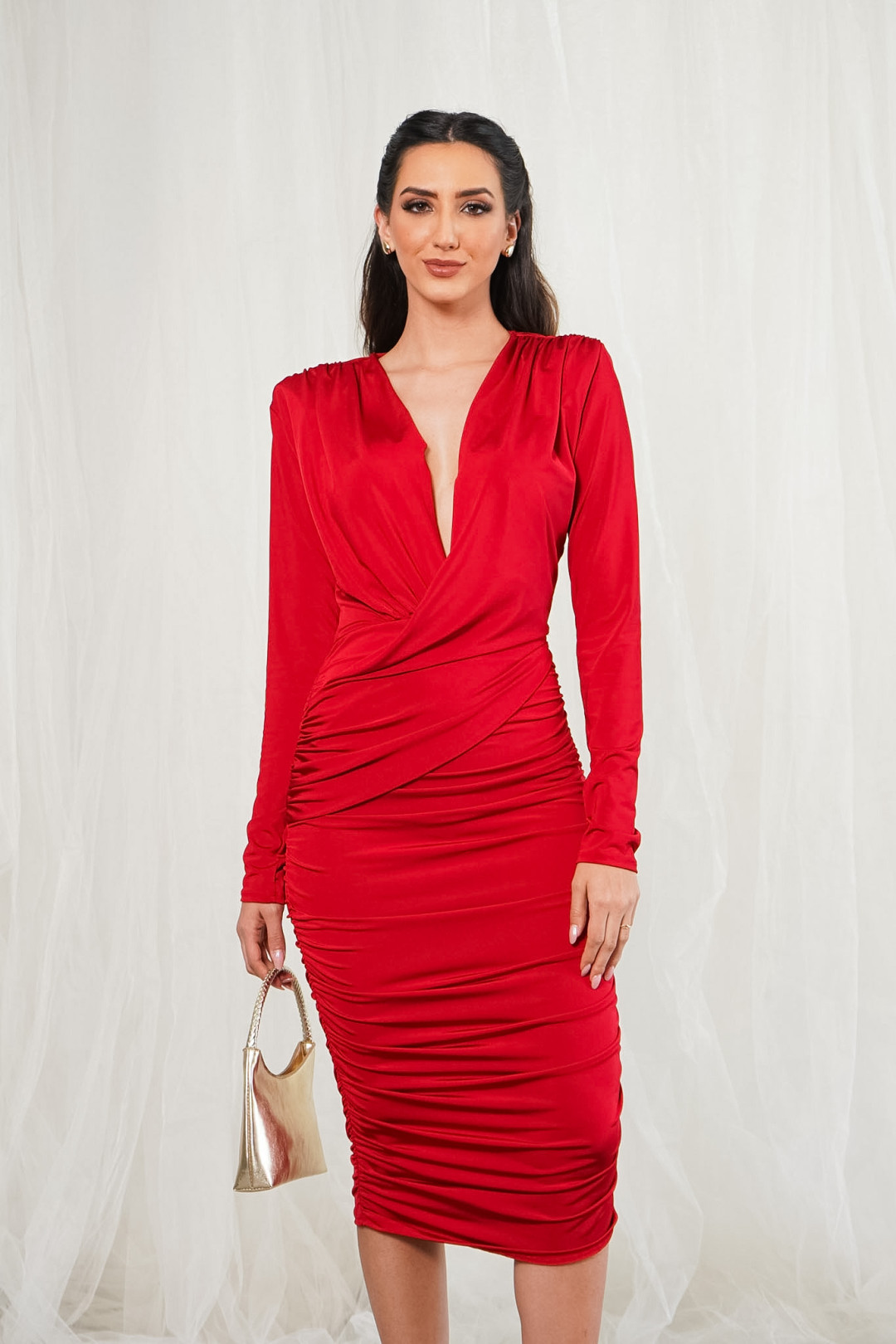VESTIDO KATIA ROJO