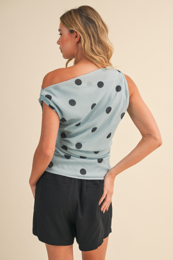 BLUSA MARIA PAZ CELESTE