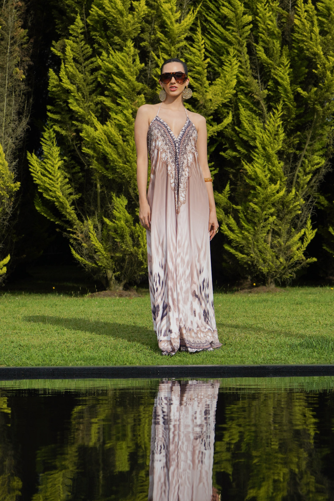 VESTIDO VENECIA MOCA