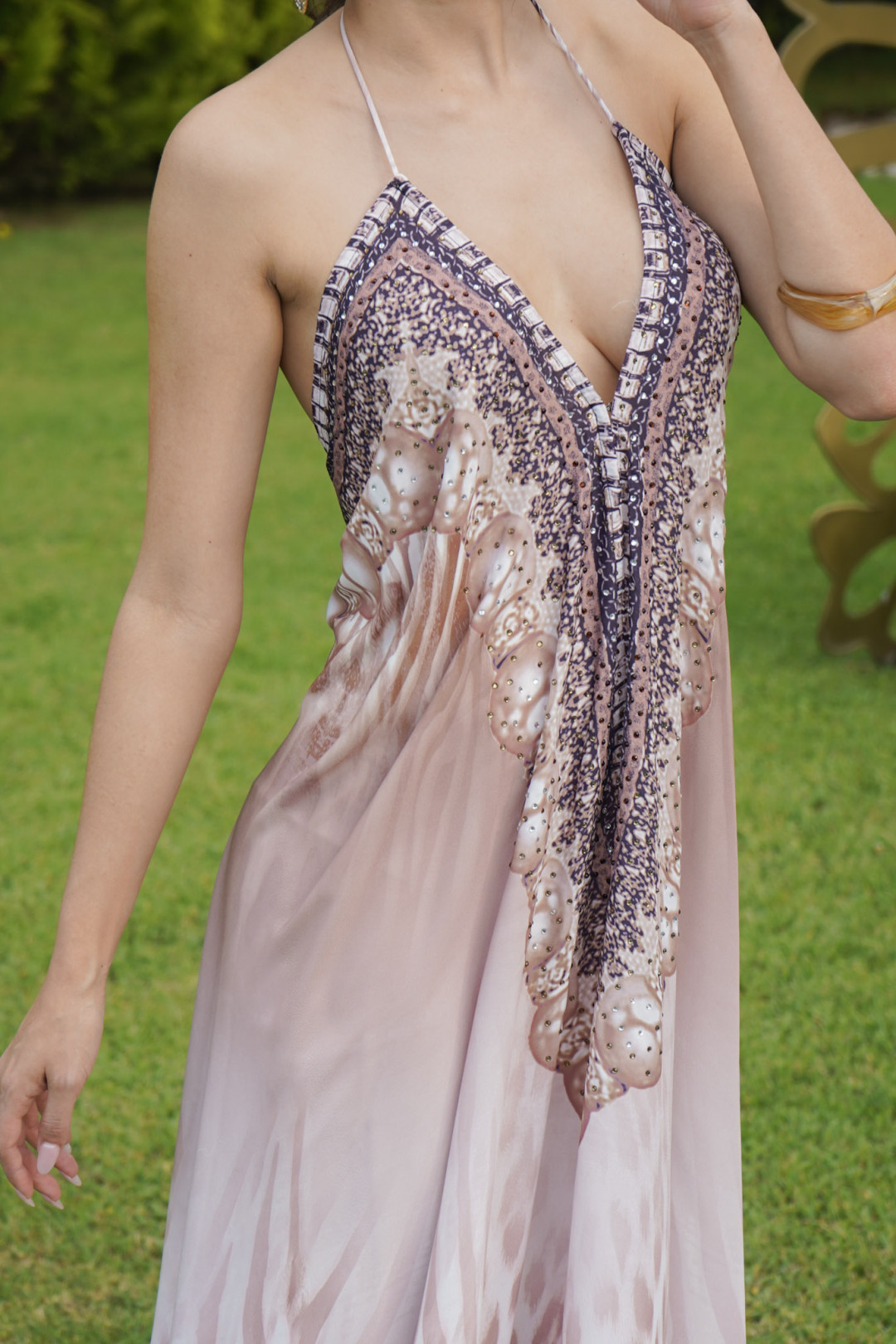 VESTIDO VENECIA MOCA