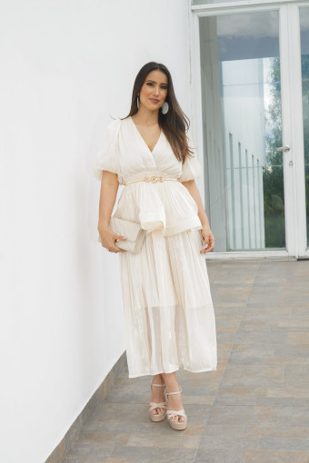 VESTIDO LUCYLU BEIGE