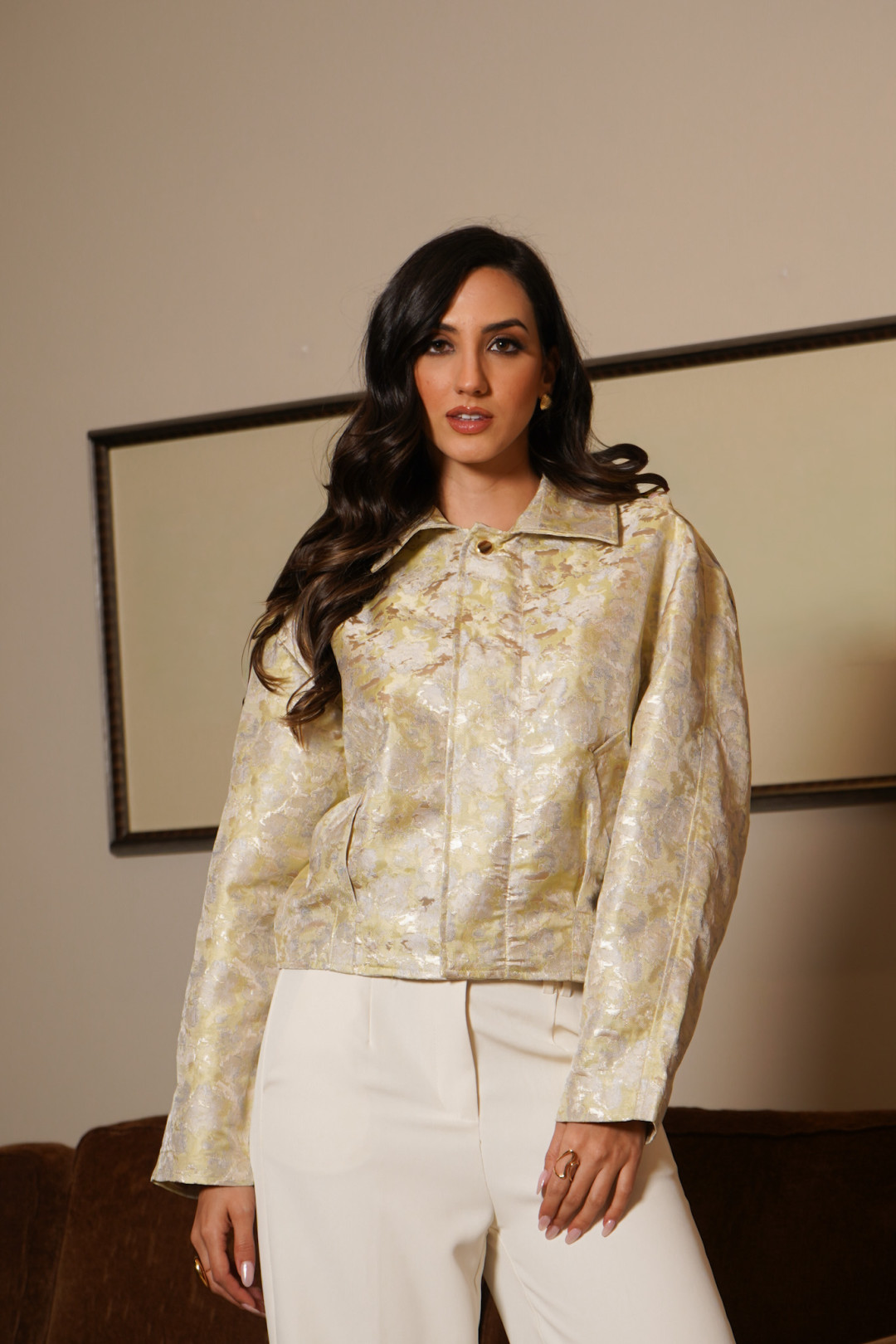 CHAQUETA MARIA ELISA AMARILLA