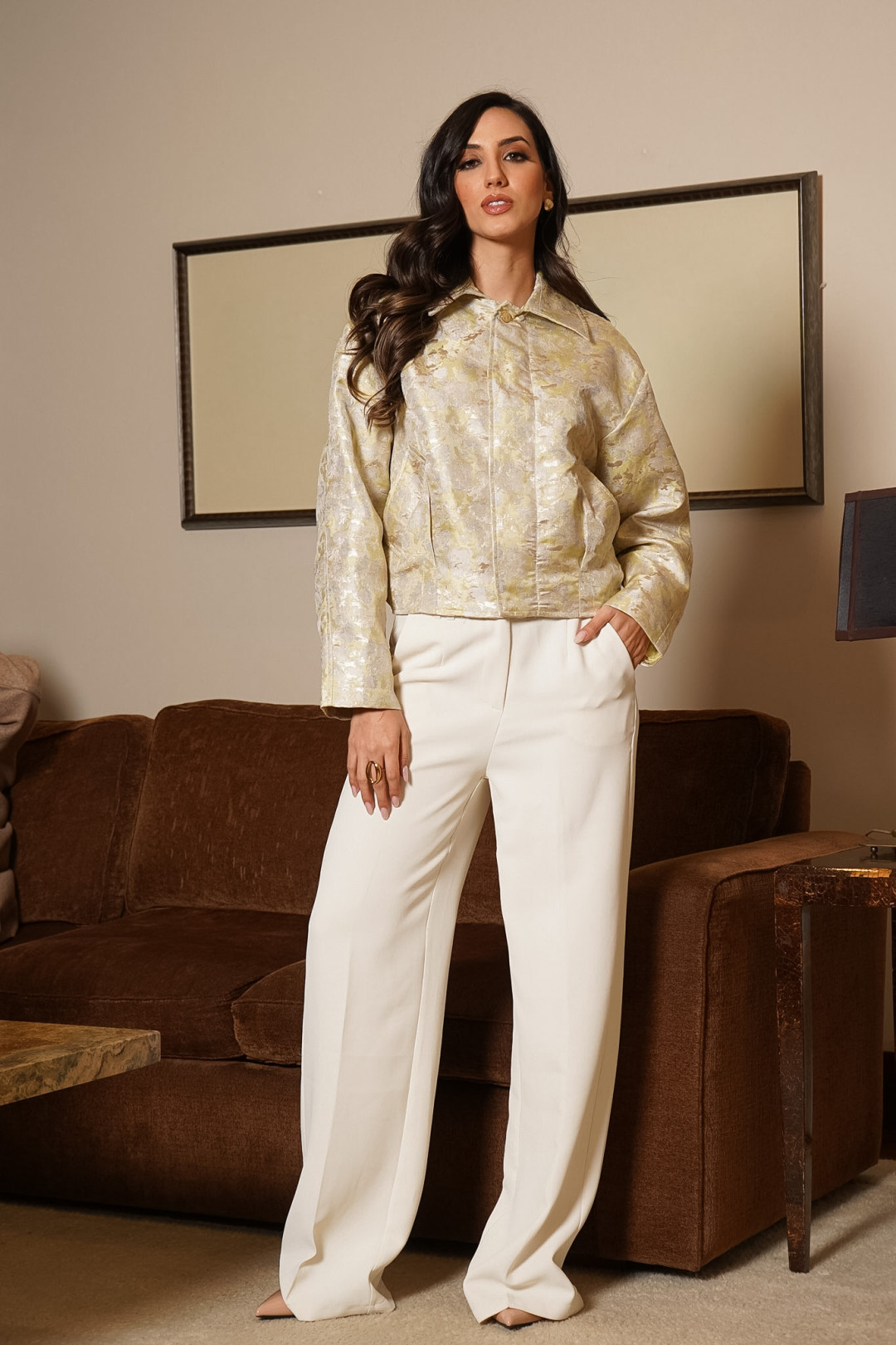 CHAQUETA MARIA ELISA AMARILLA