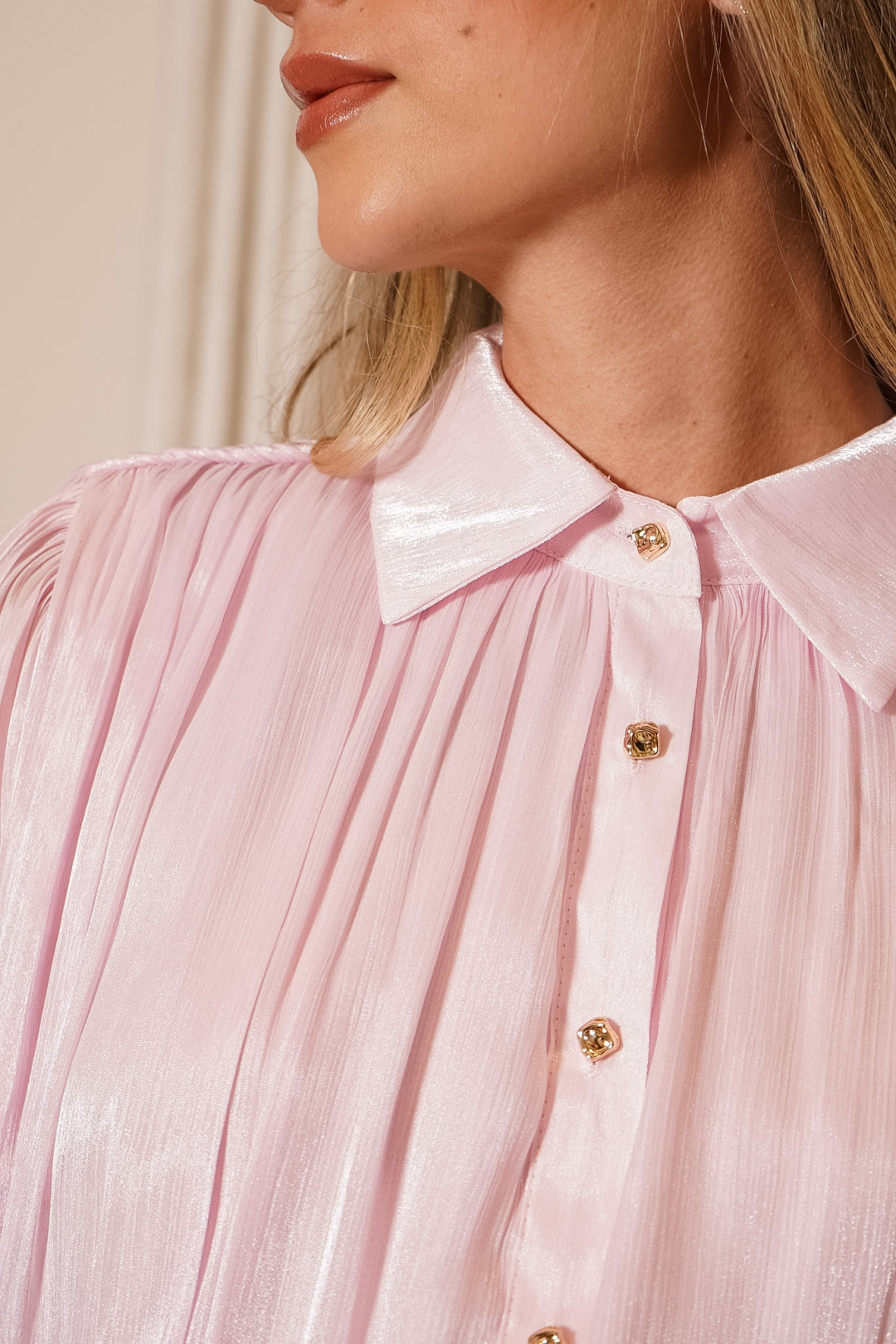 BLUSA CARMEN ROSADA