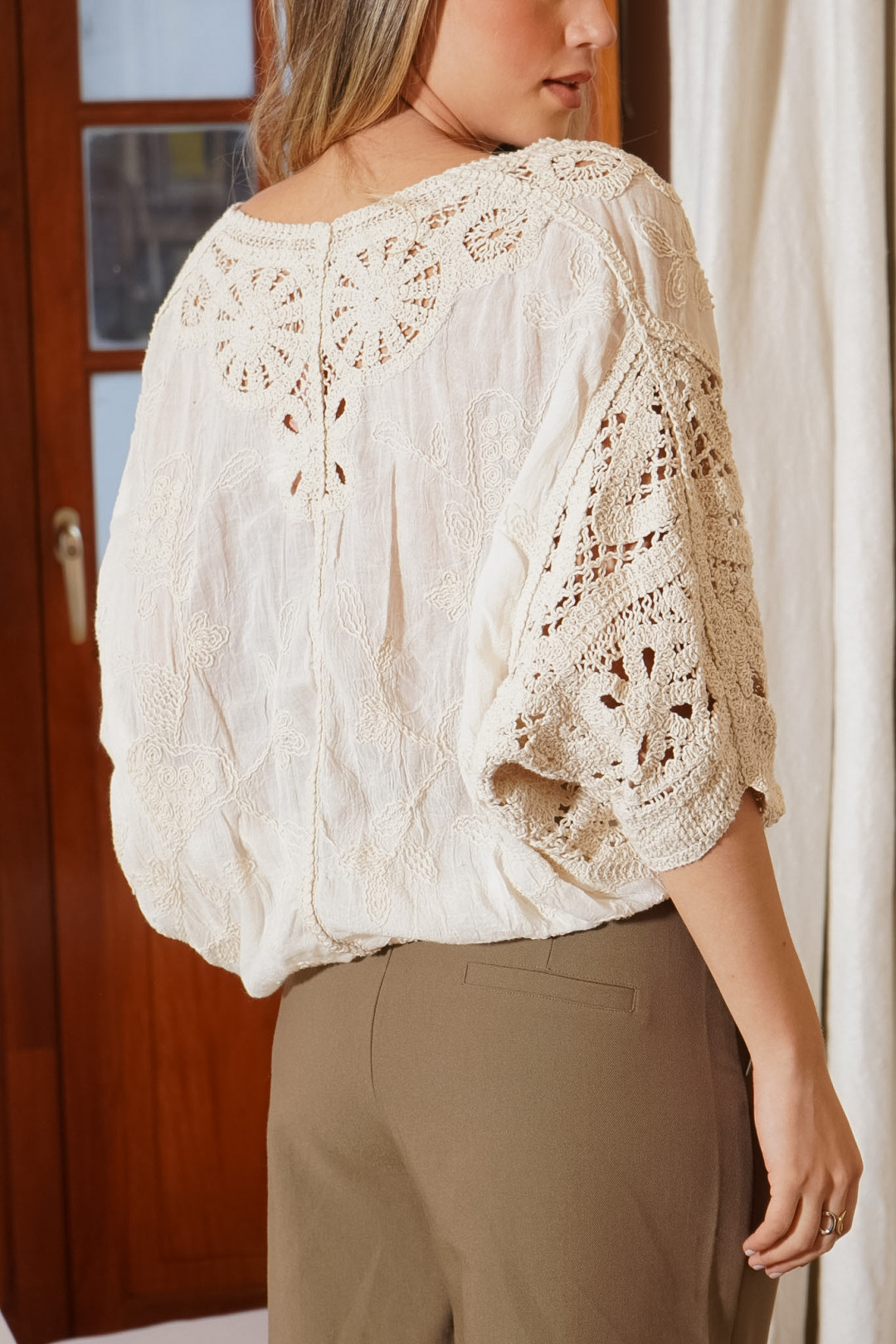 TOP-CARDIGAN ELISA BEIGE
