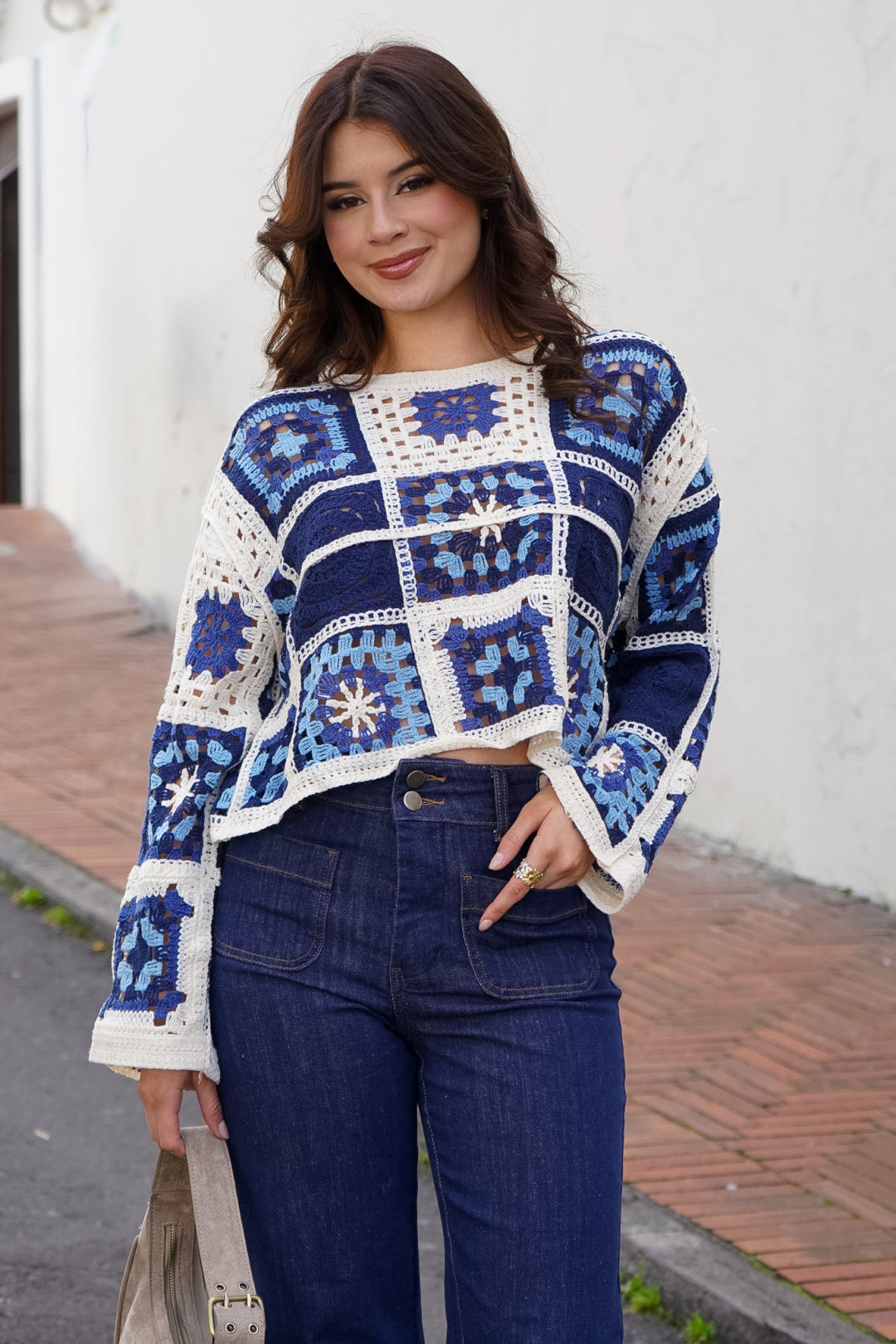 TOP-SACO CROCHET