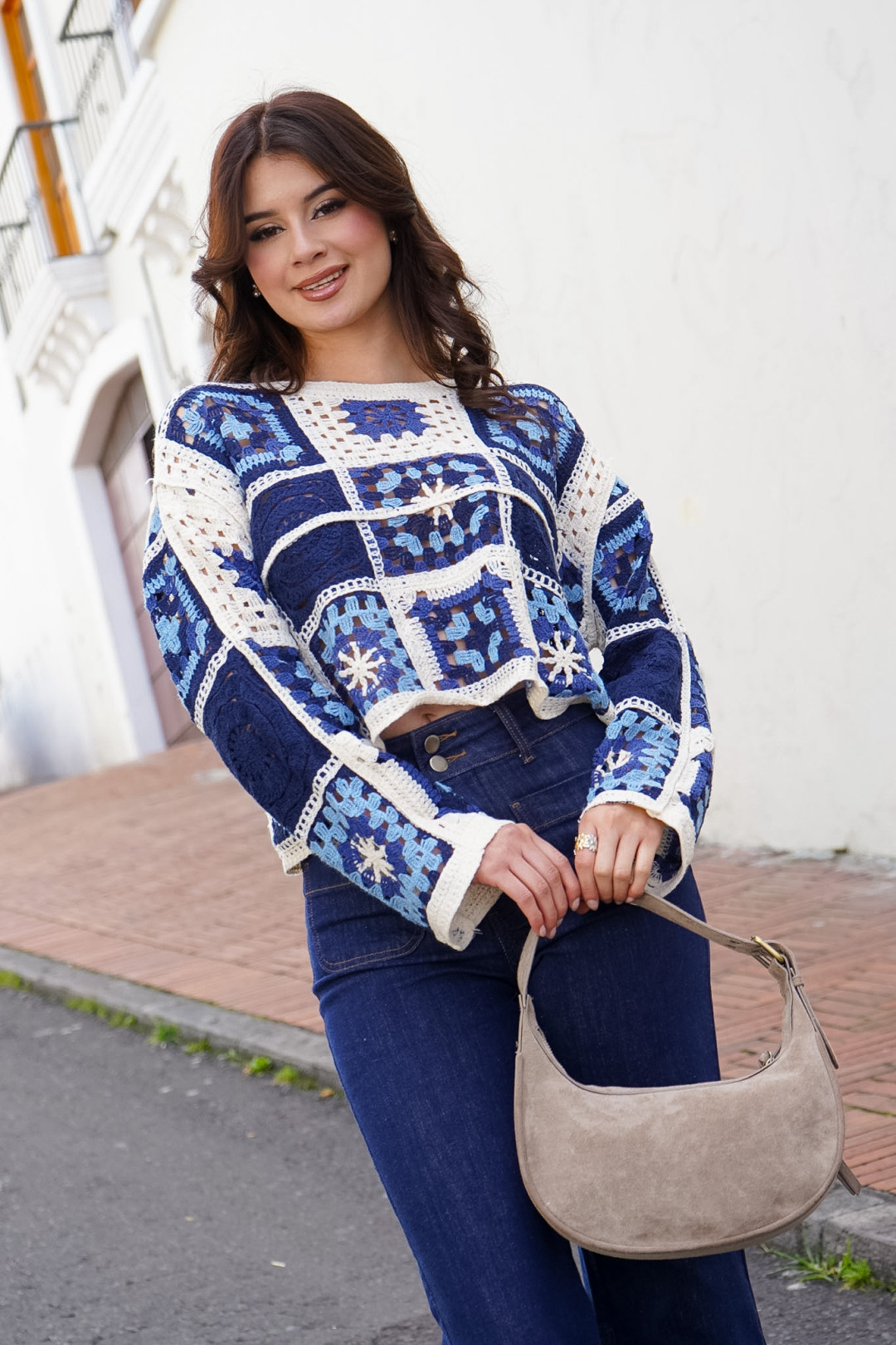 TOP-SACO CROCHET