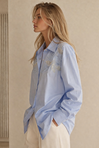 CAMISA OVERSIZED VANESSA CELESTE