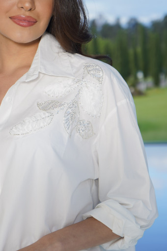 CAMISA OVERSIZED VANESSA BLANCA