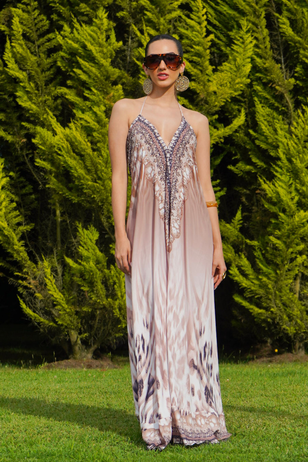 VESTIDO VENECIA MOCA