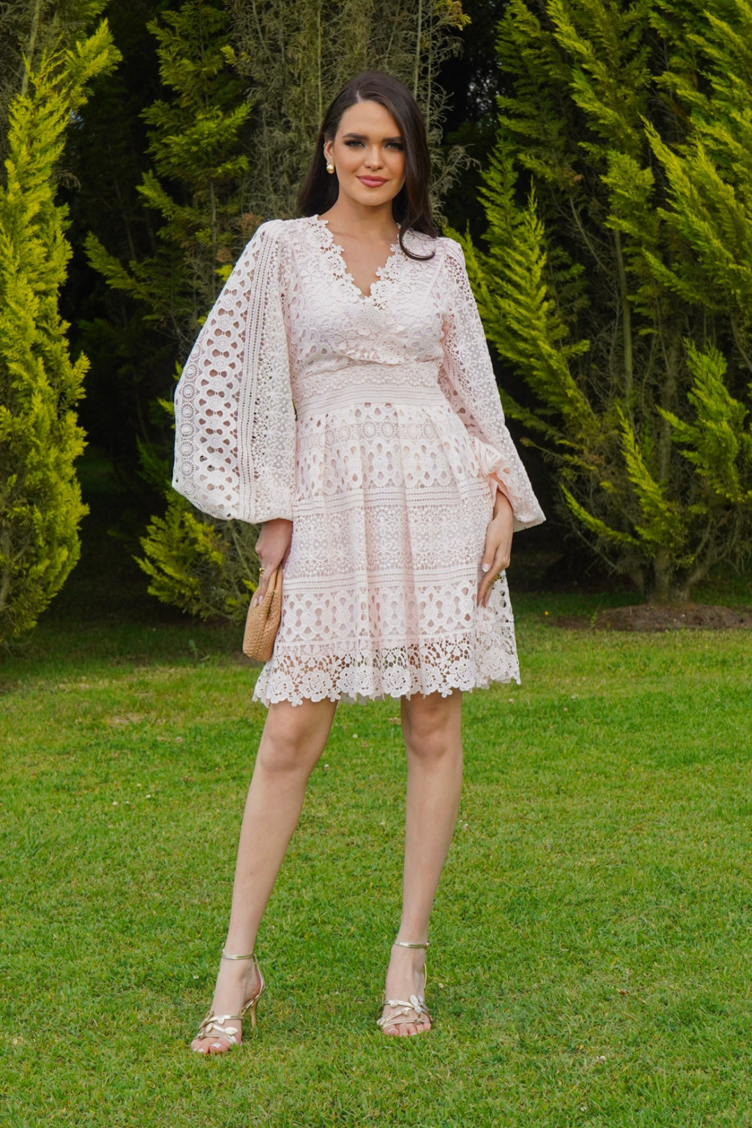 VESTIDO ANA SUSANA ROSADO