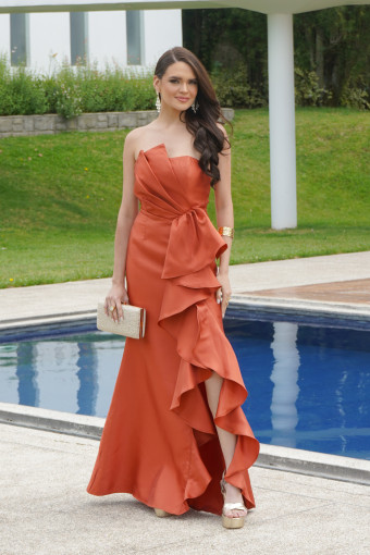 VESTIDO ALESSIA TERRACOTA