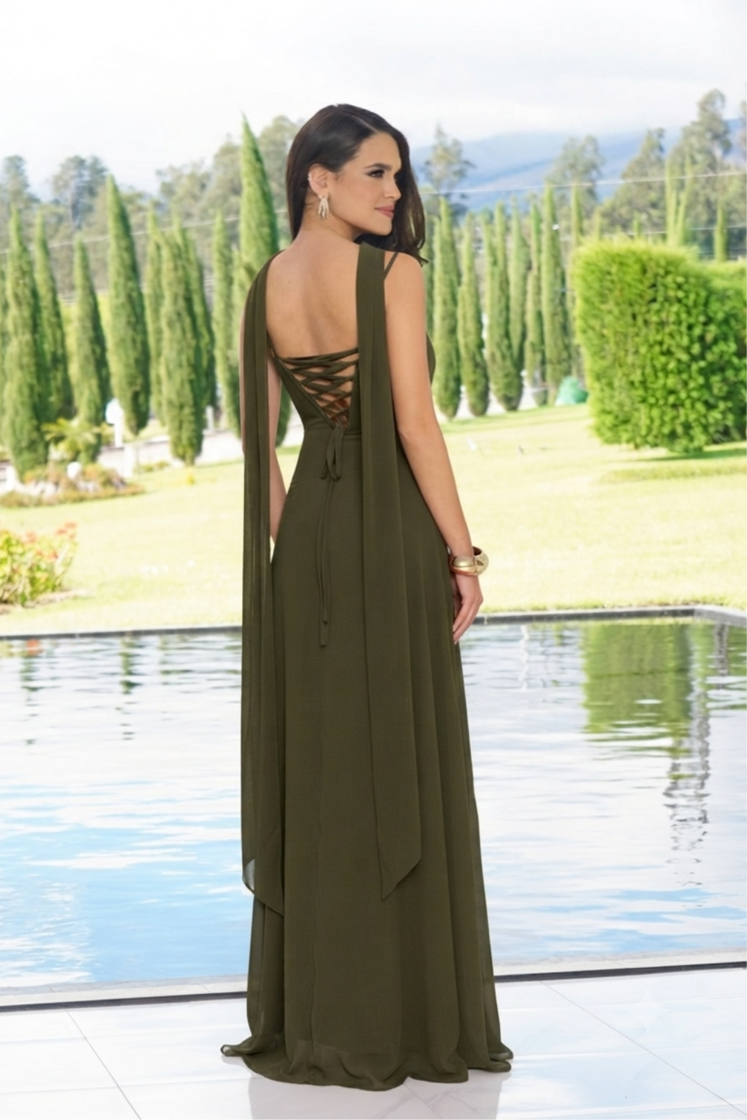 VESTIDO MARIA ALEGRIA OLIVA