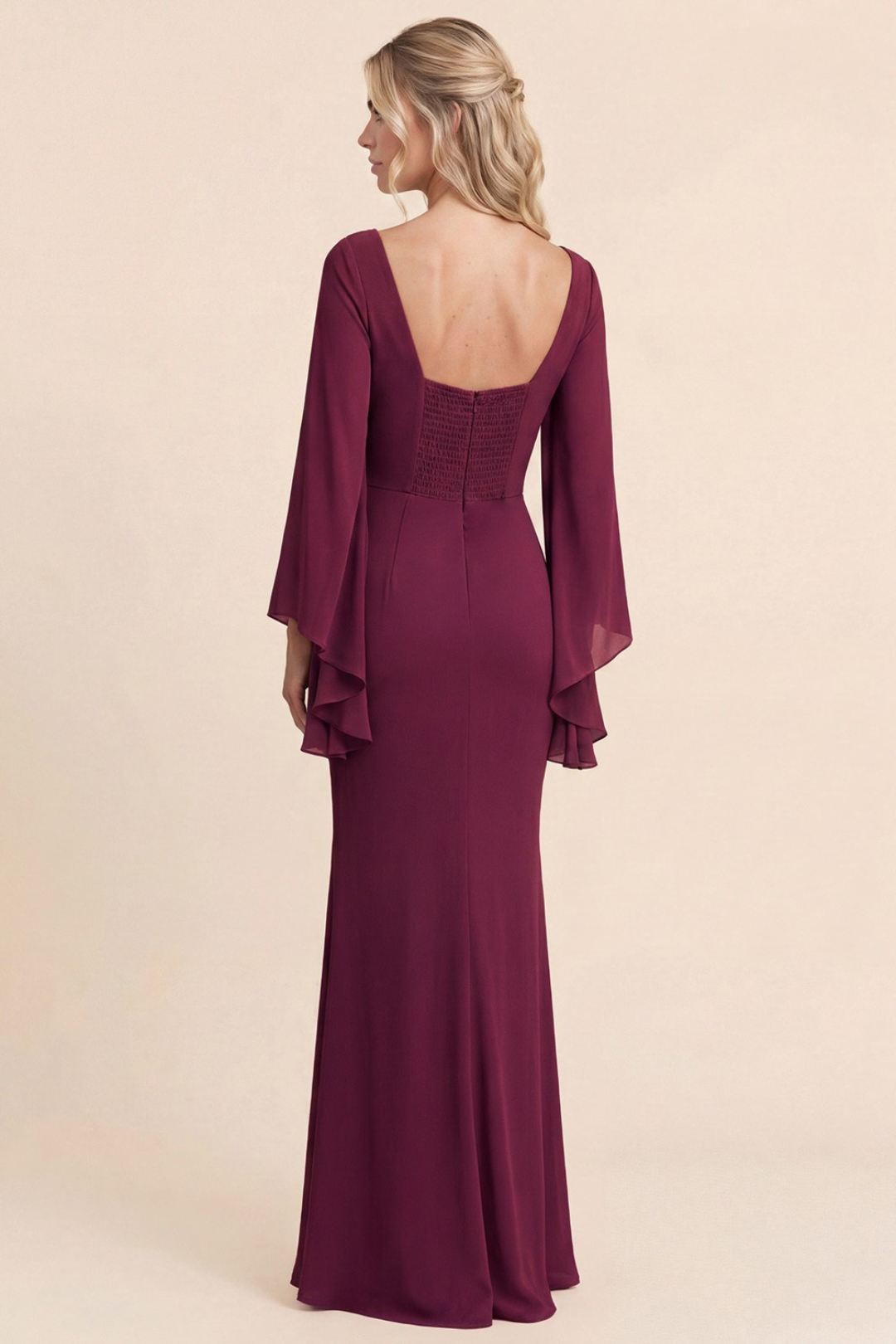 VESTIDO ALANIS VINO