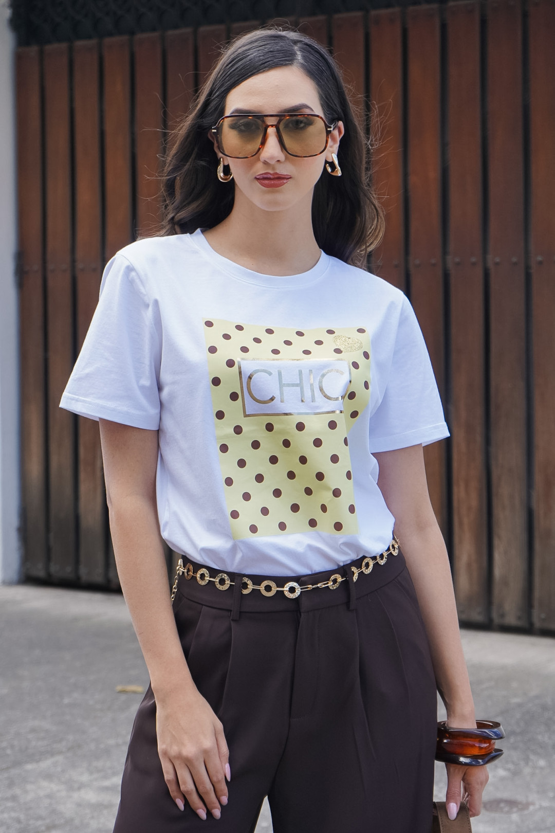 CAMISETA CHIC AMARILLA