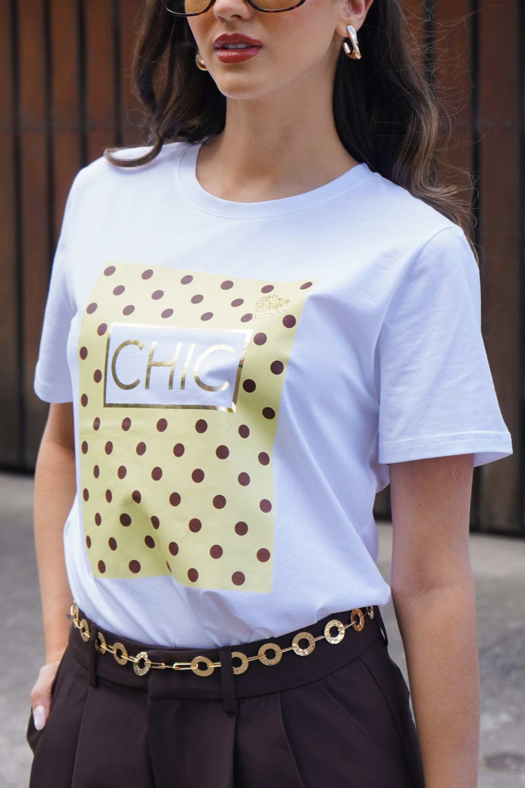 CAMISETA CHIC AMARILLA