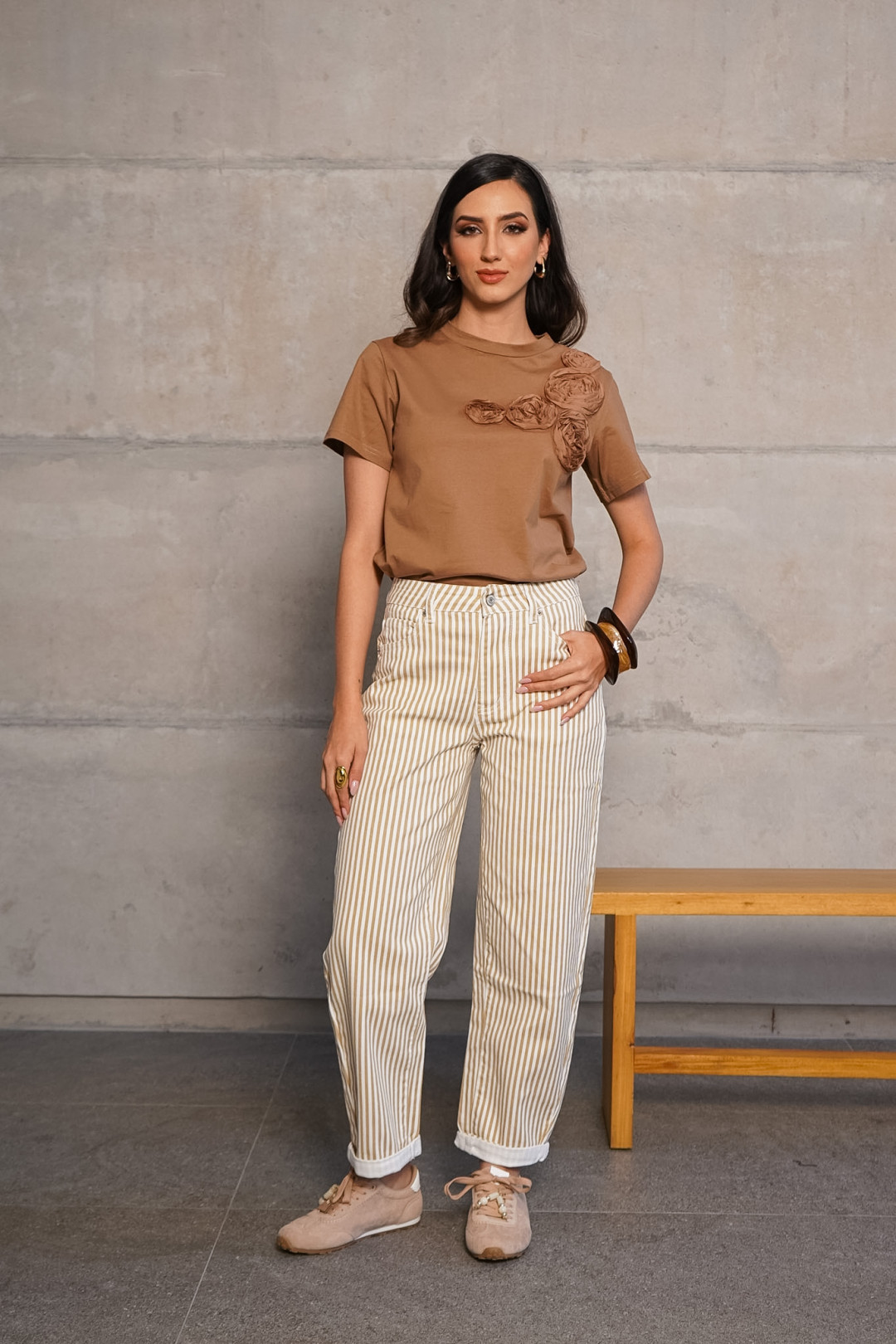 CAMISETA MARIA JOSE CAQUI