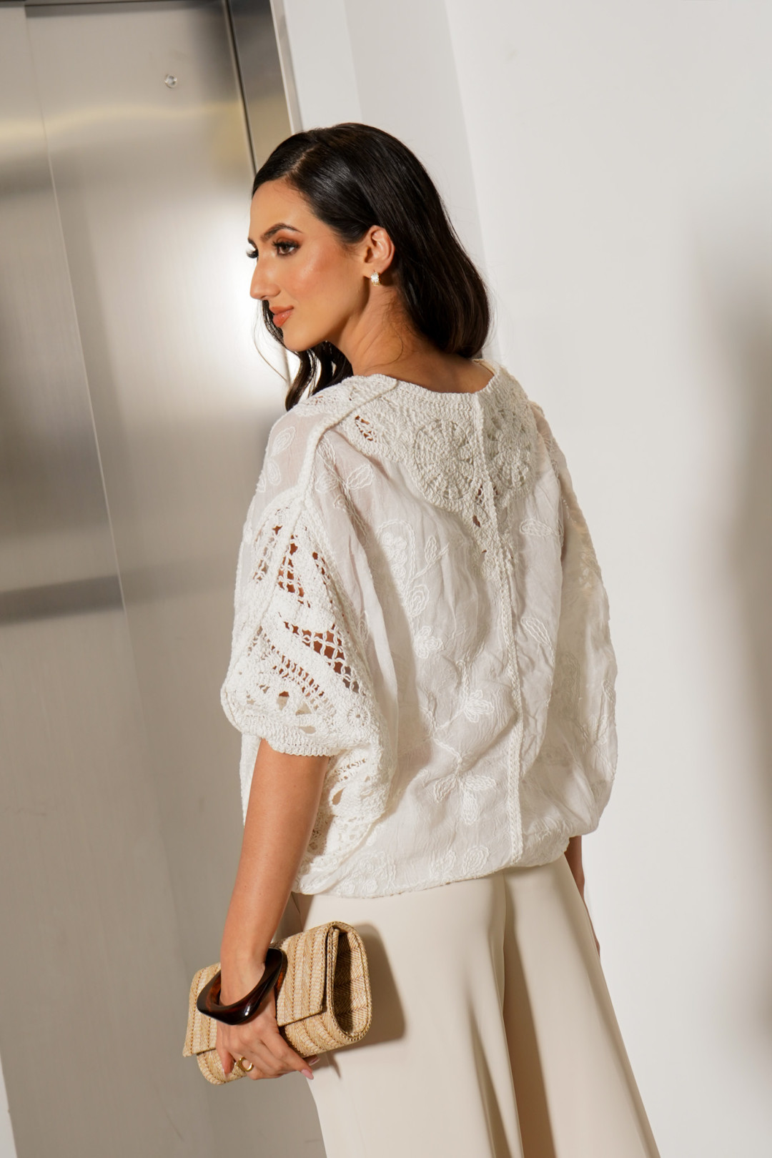 TOP-CARDIGAN ELISA BLANCO