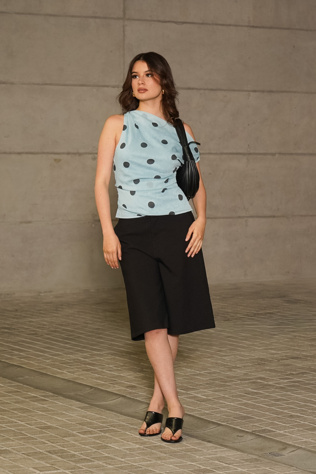 BLUSA MARIA PAZ CELESTE