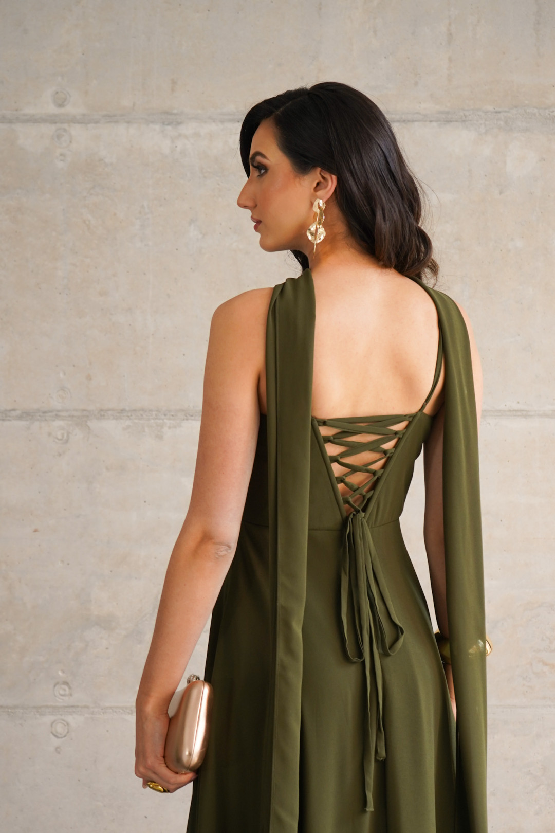VESTIDO MARIA ALEGRIA OLIVA