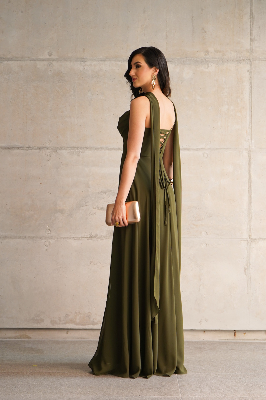 VESTIDO MARIA ALEGRIA OLIVA