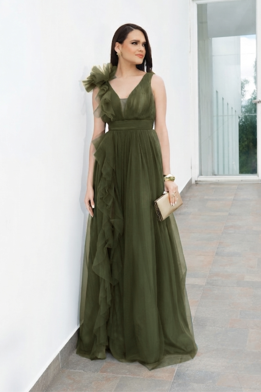 VESTIDO SERENA OLIVA