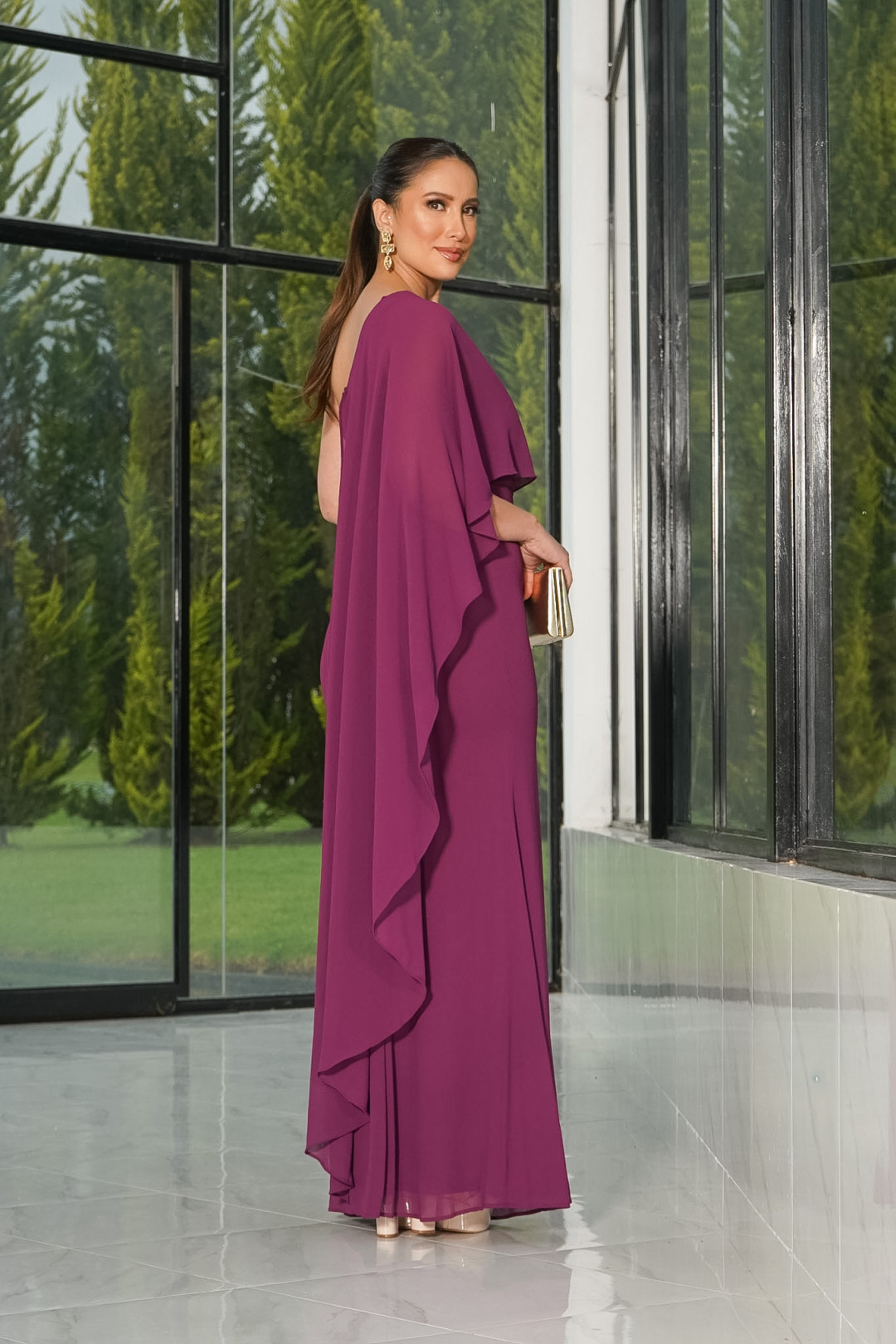 VESTIDO CORINA MORADO