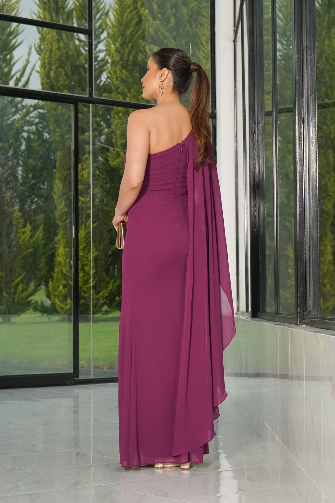 VESTIDO CORINA MORADO