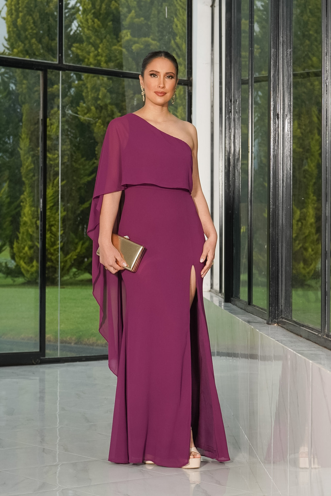 VESTIDO CORINA MORADO