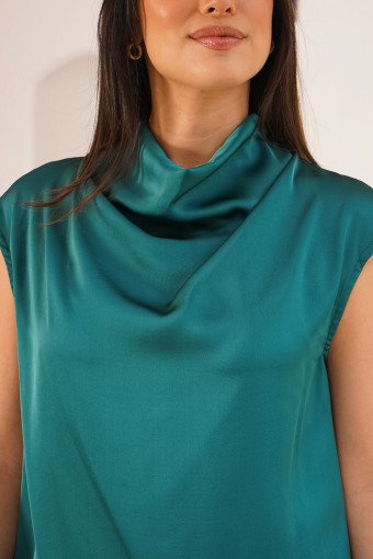 BLUSA CAROLINA TURQUESA