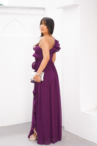 VESTIDO ANA CARINA UVA