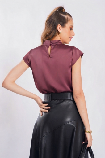 BLUSA CAROLINA MALVA