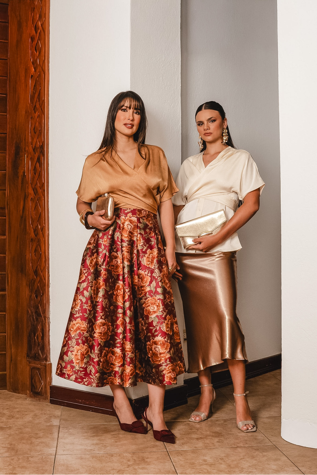 FALDA LILIAN TAUPE