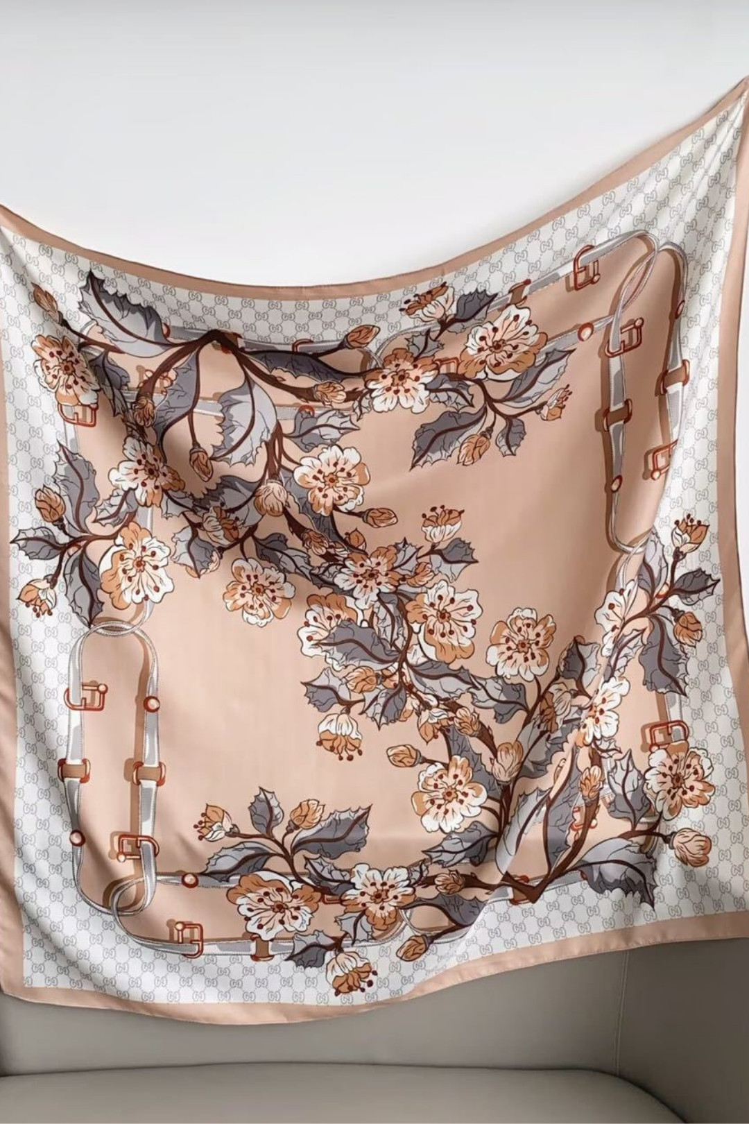 PAÑUELO/BANDANA ALICIA BEIGE