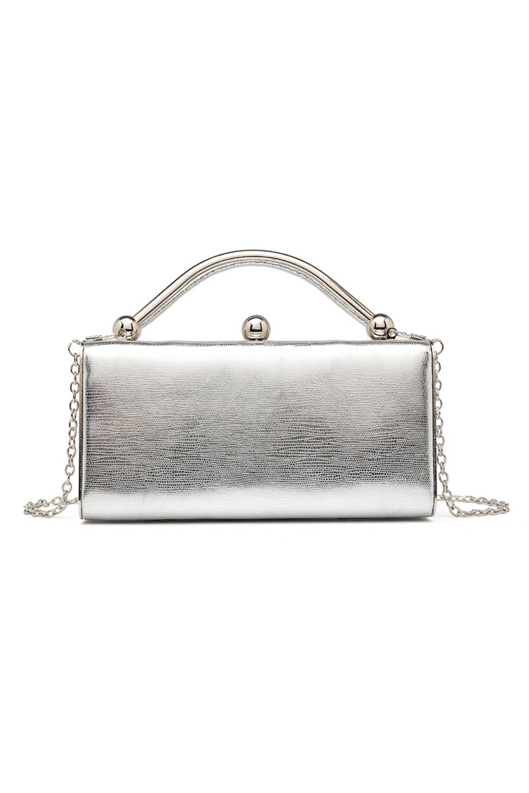 CARTERA PAMELA PLATEADA