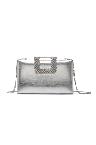 CARTERA ANA TERESA PLATEADA