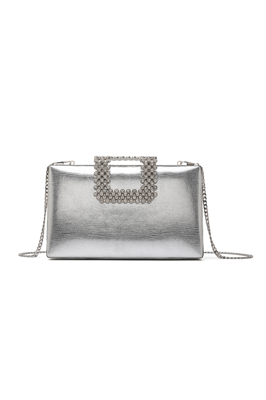 CARTERA ANA TERESA PLATEADA