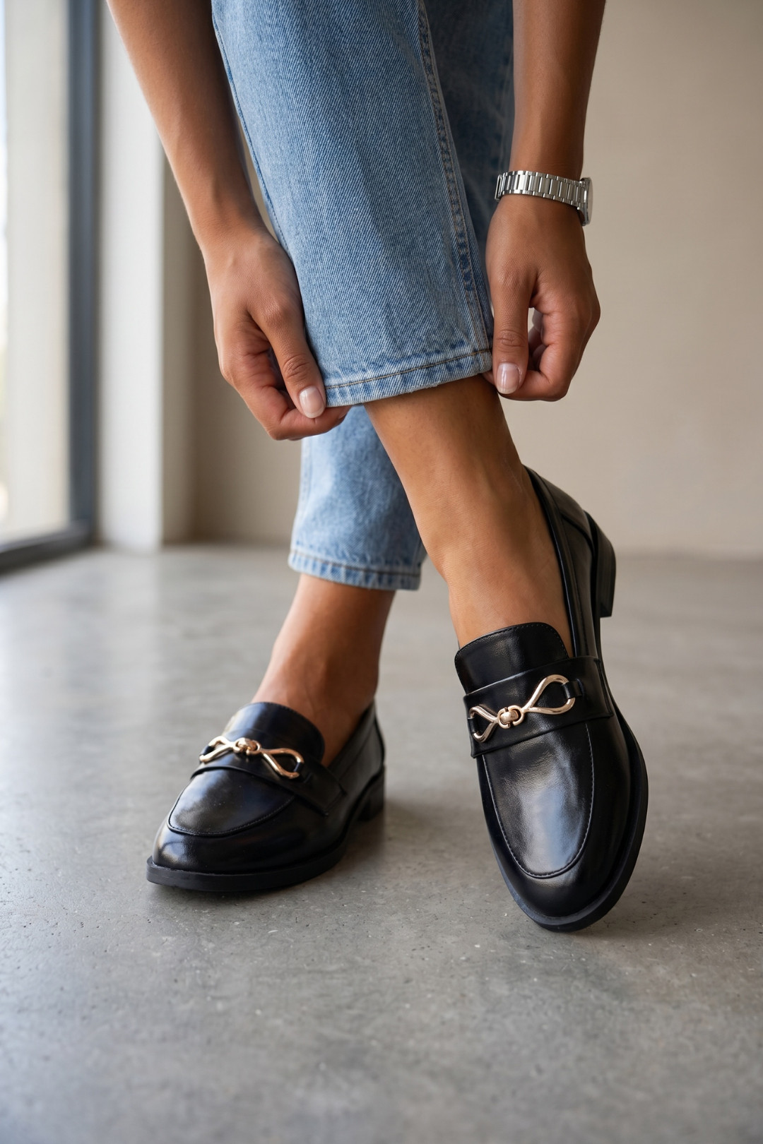 MOCASINES AMELIA NEGROS