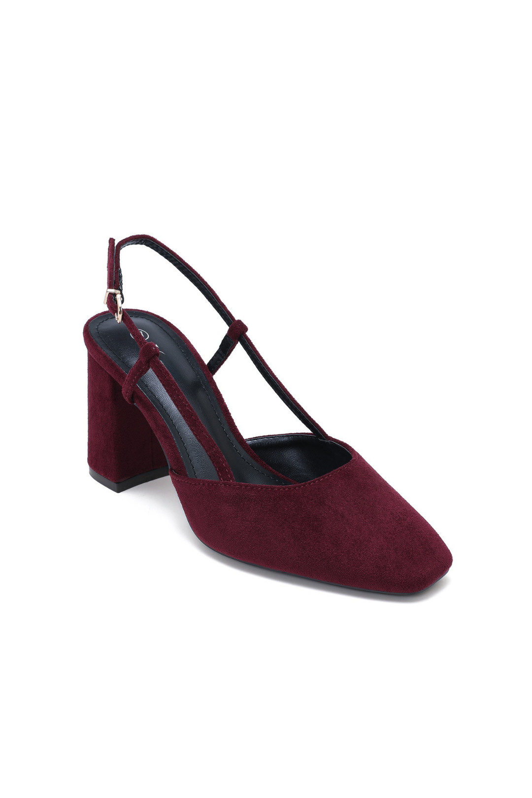ZAPATO DE TACON LINA VINO