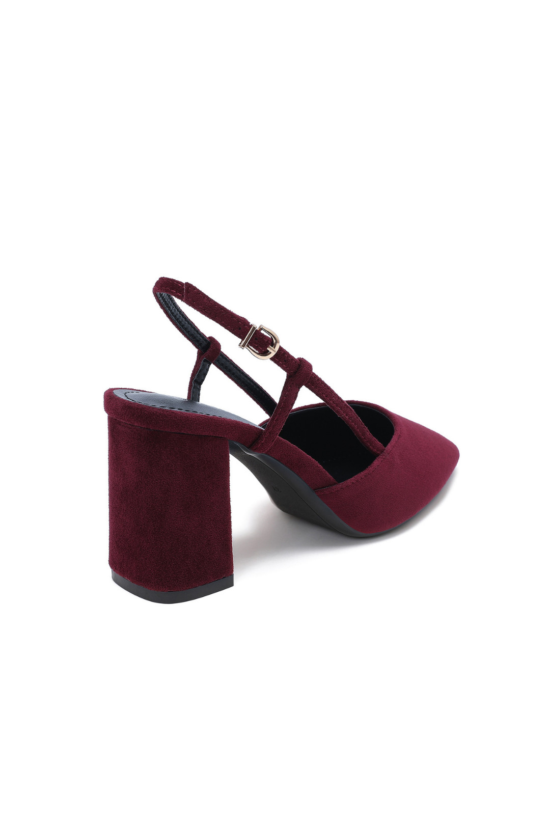 ZAPATO DE TACON LINA VINO