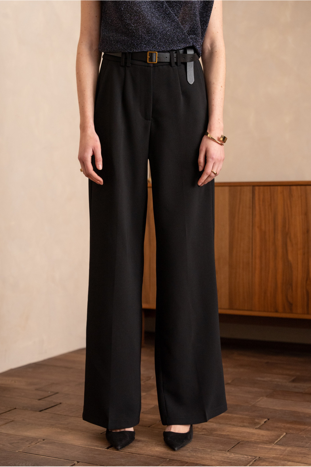 PANTALON ESTELA NEGRO TALLA PLUS