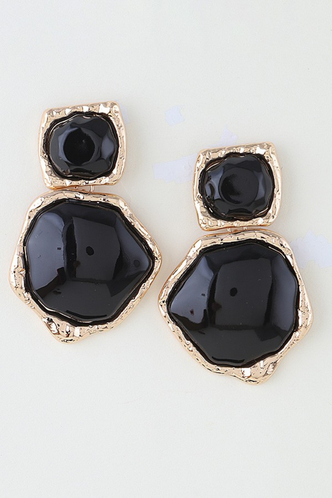 ARETES MONICA NEGROS