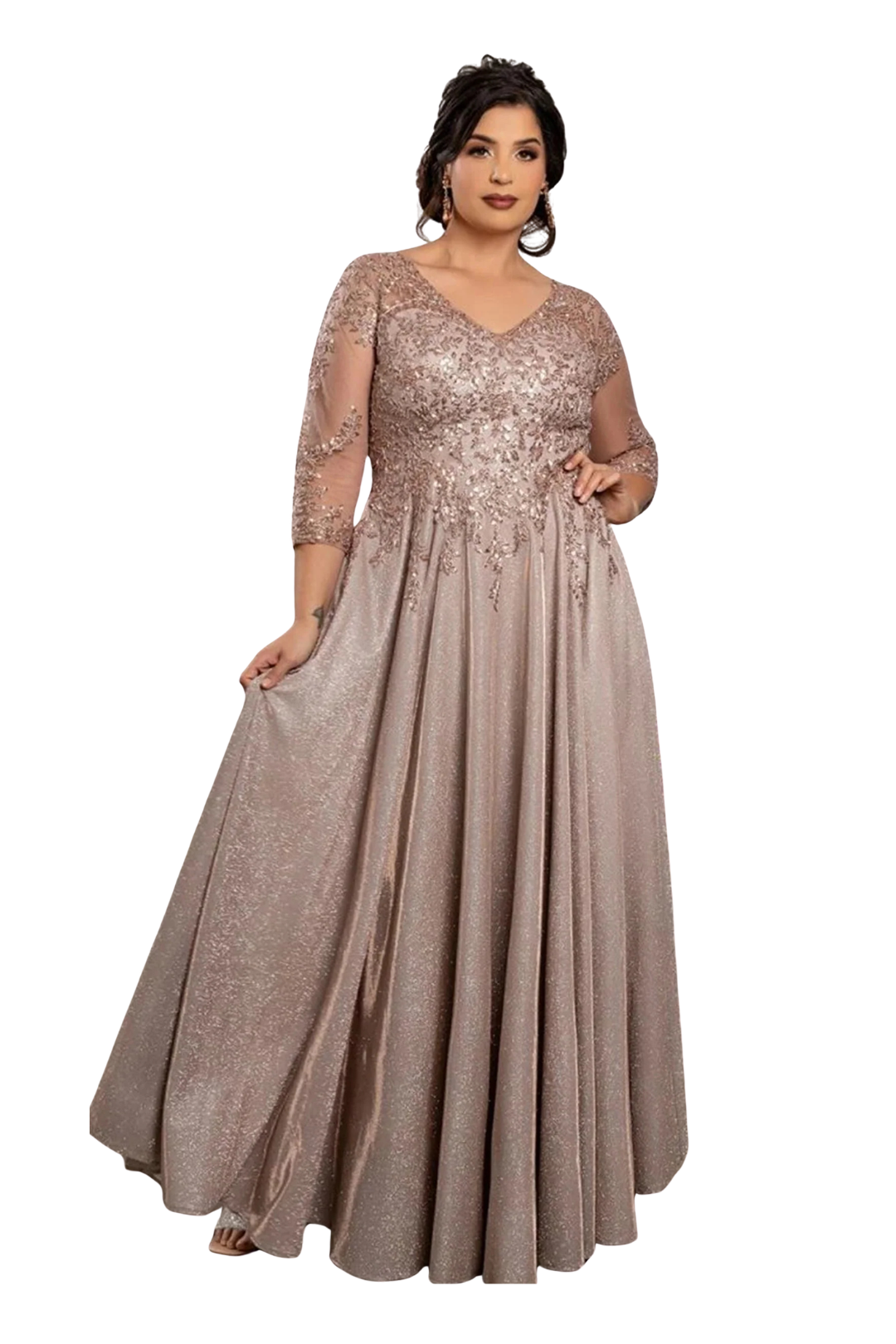 VESTIDO MILA ROSAGOLD