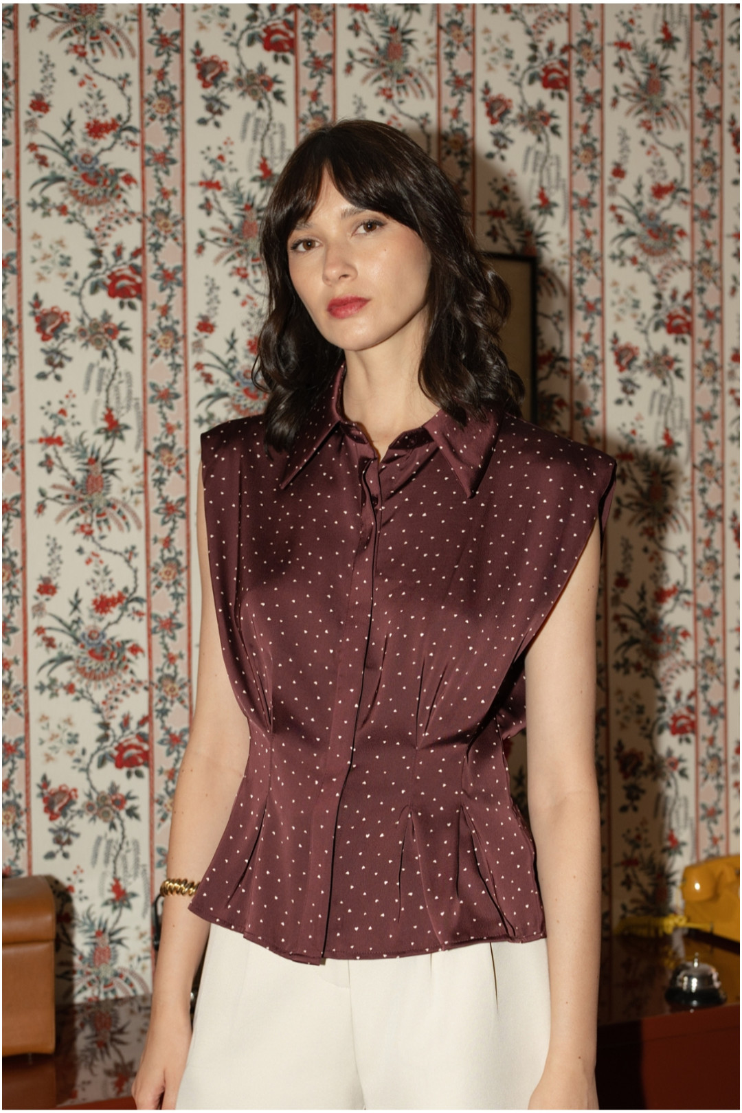 BLUSA DAYMAR VINO