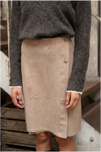 FALDA DOMENICA BEIGE