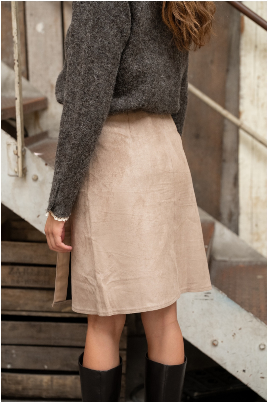 FALDA DOMENICA BEIGE