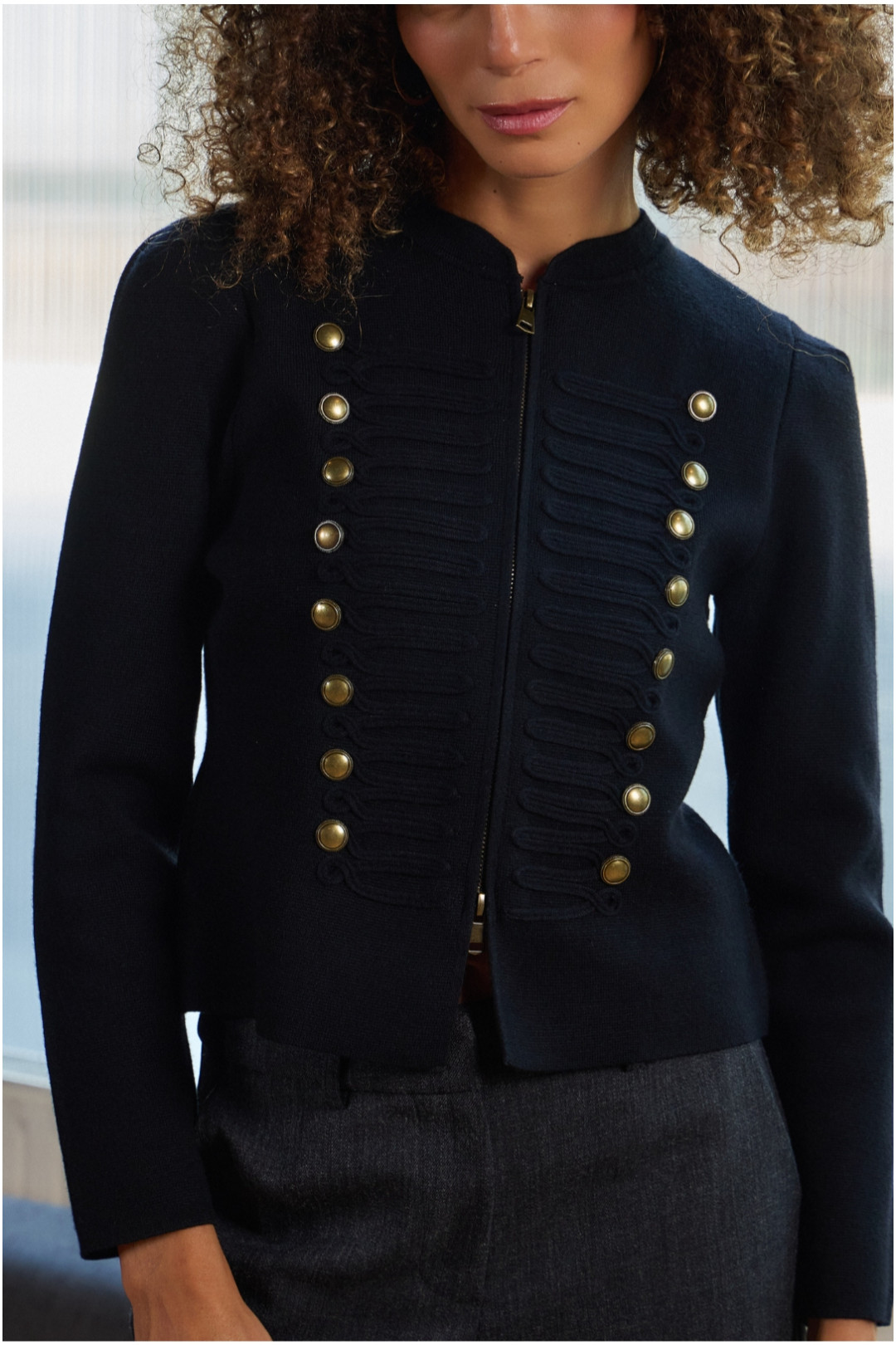 CHAQUETA ANA CORINA NEGRA