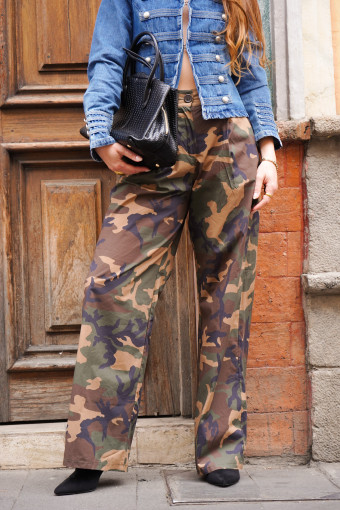 PANTALON VERDE MILITAR
